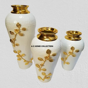 Vase à fleurs de designer vintage en aluminium Admirable Design Table Top Metal Decoration Indoor Parties Flower Vases and Pots - Product Image 3