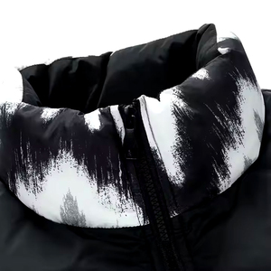 Men's High Quality Stand Collar Puffer <b>Jacket</b> for Winter Stylish and <b>Warm</b> <b>Waterproof</b> Breathable for Outdoor Fall Adventures - Product Image 4