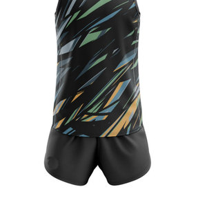 Uniforme d'athlétisme unisexe meilleure vente tissu confortable à séchage rapide fermeture à la taille élastique pour les sports de course à pied - Product Image 6