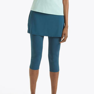 Falda Deportiva Informal de Alta Calidad, Transpirable, Ligera, para Tenis, Otoño, Cintura Deportiva, Secado Rápido, Absorbe la Humedad, Color Sólido - Product Image 3