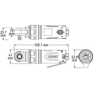 Llave de Impacto Hazet de 3/8'', Herramienta Neumática de Alta Calidad - Product Image 2