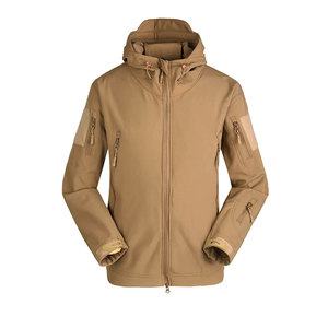 Custom logo Men Outdoor Sports Tactical <b>Work</b> Wear Soft Shell Waterproof Windbreaker Windproof <b>Fleece</b> Softshell Jacket - Product Image 6