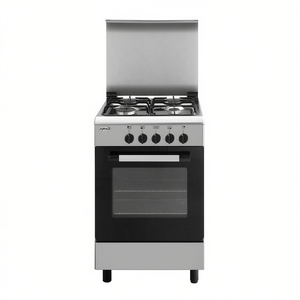 Cuisinière à gaz 4 zones Four électrique ALPHA AE55MI3 Inox Classe A (53x50x90cm) - Product Image 2