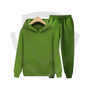 Conjunto Deportivo Unisex de Alta Calidad, Lavado Ácido, Cómodo, Transpirable, con Capucha, Último Diseño de Otoño, 100% Algodón, Ligero - Product Image 1