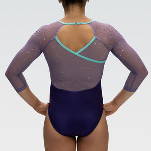 Nouvel arrivage Ensemble de danse en strass de haute qualité Vente en gros Sparkle Sublimé Perfect Fit Girls Children Ballet Leotards - Product Image 2