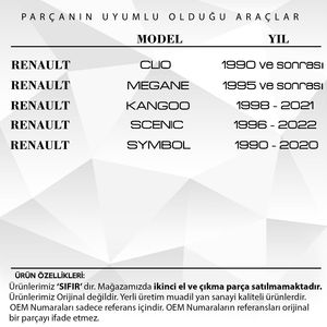 Varilla Medidora de Aceite de Motor de Repuesto Compatible para Clio, Megane, Kangoo, Scenic, Symbol - Product Image 2