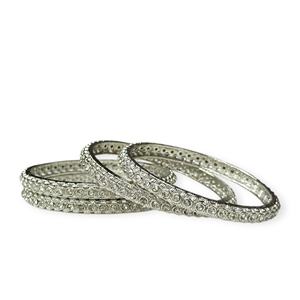 Brazaletes de Perlas Plateadas con Línea Geométrica, Elegantes y Modernos para Novias, Bodas y Fiestas de Aniversario, Joyería de Imitación Premium - Product Image 1