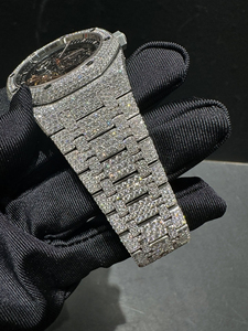 Relojes de Lujo con Incrustaciones de Moissanita, Probados con Diamantes, Plata 925, VVS, para Hombre - Product Image 4