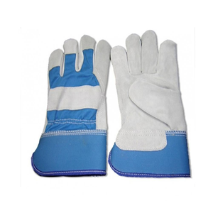 OEM Wholesale Price Full Palm Safety Cow Leather Working Gloves Industrial Work Gloves - Product Image 1