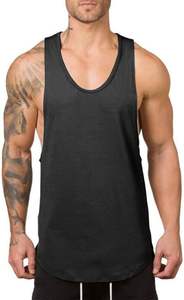 Débardeur de sport sans manches avec logo personnalisé pour hommes, gilet de sport, musculation, entraînement, fitness et vêtements de sport - Product Image 6