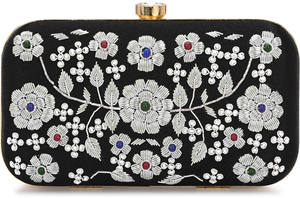 Bolso de Mano de Noche Bordado con Cuentas Hecho a Mano al por Mayor, Bolso de Fiesta de Boda Moderno Unisex, Cadena de Bolso Personalizada, Diseño OEM, Perla - Product Image 5