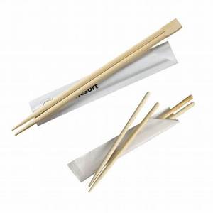 Baguettes jetables en bambou Baguettes Sushi dans l'emballage de papier de VietNam - Product Image 5