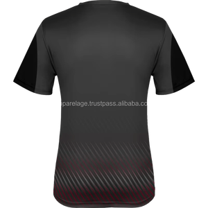 Nueva fábrica, venta al por mayor, OEM, alta calidad, 100% poliéster, camisetas de tenis transpirables, uniformes deportivos de manga corta bordados para mujer - Product Image 4