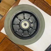 Hot 7 ''180mm silencieux aéroport bagages chariot roue roulette 180kg capacité de charge accessoire roulettes