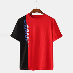 T-shirt en polyester de conception professionnelle pour hommes Meilleur col rond demi-manches Offre Spéciale Vêtements pour hommes - Product Image 1