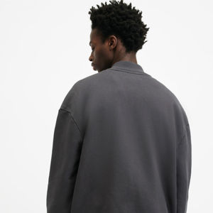 Chaqueta Bomber Básica de Moda Personalizada para Hombre, Chaqueta de Invierno de Tela de Alta Calidad con Cuello Alto - Product Image 4