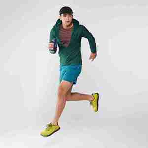 กางเกงขาสั้นออกกำลังกายของผู้ชายกางเกงขาสั้นผ้า100% แห้งเร็วพิมพ์ลายผ้าไม่ทอพิมพ์ลายพื้น - Product Image 4