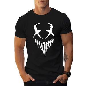 Diseño personalizado gráfico diseñador de moda Casual hombres y mujeres estampado 100% algodón transpirable secado rápido camiseta ropa de gran tamaño - Product Image 3