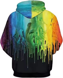 Sweat à capuche unisexe surdimensionné imprimé sur mesure, sans cordon de serrage, tissu en molleton léger, écologique, hiver, 100% coton avec logo personnalisé - Product Image 3