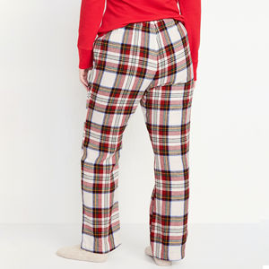 Nuevos Pantalones Anchos de Franela Súper Cómodos con Cintura Elástica de Tiro Medio para Mujer, Otoño, Talla Grande, Suaves y Transpirables - Product Image 5