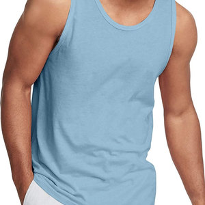Débardeur Homme Personnalisé avec Logo de Haute Qualité, 100% Coton, Séchage Rapide, Respirant, pour Fitness et Gym, Style Décontracté, Taille XL, Meilleure Vente - Product Image 1