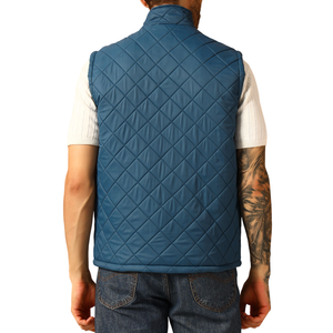 Men's Custom Logo Breathable Puffer Vest - High-Quality Solid Sleeveless Regular Size Puffer Vest Warm Casual Men Gilet Vest - Product Image 2