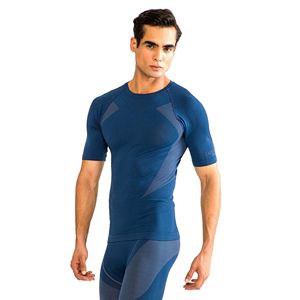 Seamless Short Sleeve Thermal Flexible Sweatshirt for <b>Men</b> - Product Image 2