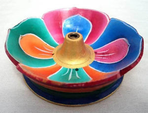 Elegante quemador de incienso tibetano madera de agar soporte de incienso con lavanda sándalo Pino jazmín aroma - Product Image 3