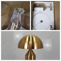 Lampes de table modernes de luxe pour salon, lampe en métal en forme de champignon pour canapé, lampe de chevet pour chambre à coucher, éclairage décoratif d'intérieur