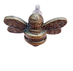 Moderno hierro fundido abejorro latón animales armario tiradores alta calidad armario cajón tocador cocina baño fácil - Product Image 1