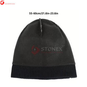 Nuevo Gorro de Punto Suave y Afelpado para Hombre, 100% Acrílico, Transpirable, Diseño Grueso, Servicios OEM/ODM, Ideal para la Playa, Viajes, Otoño e Invierno - Product Image 6