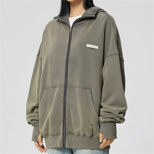 Sudadera con Capucha Unisex de Alta Calidad, Poliéster/Algodón, Antiarrugas, Invierno, 180g, Bordada, Talla Grande, Personalizada, con Diseño de Cara Completa - Product Image 4
