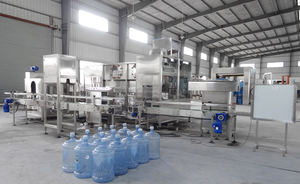 Máquina Llenadora Automática de Bebidas de 300 BPH para Botellas de Plástico y Barriles de 5 Galones (18.9 L) con Línea de Producción Motorizada - Product Image 4