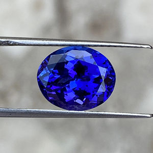 หินเจียระไนทรงไข่รูปวงรีทรงรีจากธรรมชาติขนาด11x9มม. สวยงามมาก4.80 zanite zoisite จากซูเปอร์สวยงาม - Product Image 1