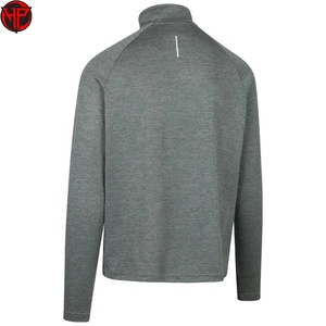 Custom Activewear Slim Fit 1/4 Quarter Zip Jogging Top <b>Men</b> Workout <b>Shirt</b> Sports Gym Long Sleeve <b>Compression</b> <b>Shirts</b> - Product Image 4