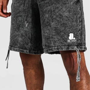 กางเกงขาสั้นสำหรับผู้ชายกางเกงขาสั้นสำหรับผู้ชายกางเกงขาสั้นซักแบบเป็นกรดพิมพ์ลายโลโก้ได้ตามต้องการ - Product Image 3