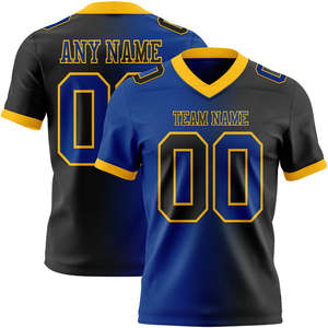 Jersey de Fútbol Americano Personalizado, Talla Grande, Tela Ligera y Transpirable, Uniforme para Adultos, Club, Juego, Práctica y Entrenamiento - Product Image 3