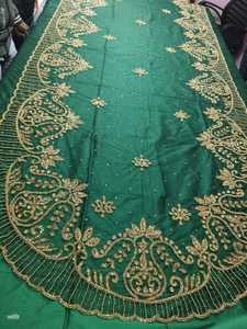 Tela Popelina Pesada Sonali Dirca con Bordado a Mano, Patrón Tejido Cruzado para Accesorizar - Product Image 5