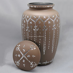 Urna Funeraria Moderna Hecha a Mano para Cenizas Humanas, Urna Conmemorativa Personalizada de Ébano Negro, Proveedor Mayorista Exportador - Product Image 2