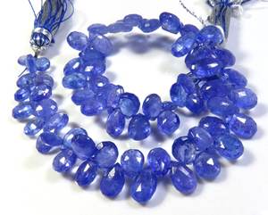 ลูกปัดลูกแพร์ Tanzanite แอฟริกันคุณภาพสูง8 "ลูกปัดเหลี่ยมเพชรพลอยแทนซาไนต์สีน้ำเงิน6-10มม. สำหรับเครื่องประดับ - Product Image 5