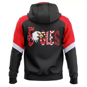 Sudadera con capucha con cremallera completa personalizada de peso pesado del fabricante Sudaderas en blanco de felpa francesa de alta calidad Puff de gran tamaño de punto 3D - Product Image 6