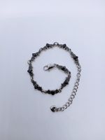 Bracelet gothique en acier inoxydable, bracelet chaîne punk avec pierre cœur rouge, design ailes de chauve-souris, bijoux de mode pour hommes et femmes, style sombre
