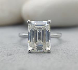 Customizable 925 Sterling Silver Oval Cut Diamond Engagement Ring GIA Certified Luxury Wedding & Anniversary Gift for Women - Product Image 1