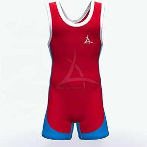 2025 High Quality Customized Printing Breathable Eco-Friendly Quick Dry Spandex/Polyester Wrestling Singlets <b>One</b> Piece <b>Tops</b> for - Product Image 1