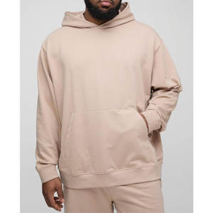 Alta calidad Streetwear 360gsm 100% algodón mezclado Sudadera con capucha de gran tamaño Casual en blanco personalizado Sudadera con capucha - Product Image 4