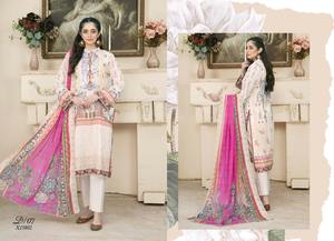 Dernières femmes pakistanais coton/pelouse Shalwar Kameez costumes robes vêtements d'été vêtements adultes numérique imprimé lin soie fêtes - Product Image 2