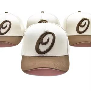 2025 Adjustable Color Block Embroidery Logo Custom Made 5 Panel <b>Mens</b> <b>Baseball</b> <b>Cap</b> Hat Wholesale - Product Image 3