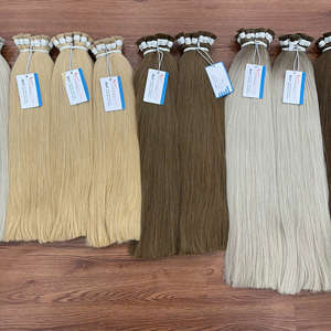Cabello Natural Negro y de Colores de Alta Calidad, de 20-80 cm, en Paquetes a Granel, Venta al por Mayor Directa de Fábrica en Rusia - Product Image 3