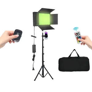 u600 RGB led Video Light photography lighting kit tripod Studio Live Stream Makeup Photo led video fill light