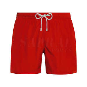 กางเกงขาสั้นลำลองผ้าย้อมสีล้วนระบายอากาศได้ดีสำหรับฤดูร้อนสีพื้นออกแบบโลโก้ได้ตามต้องการ - Product Image 1